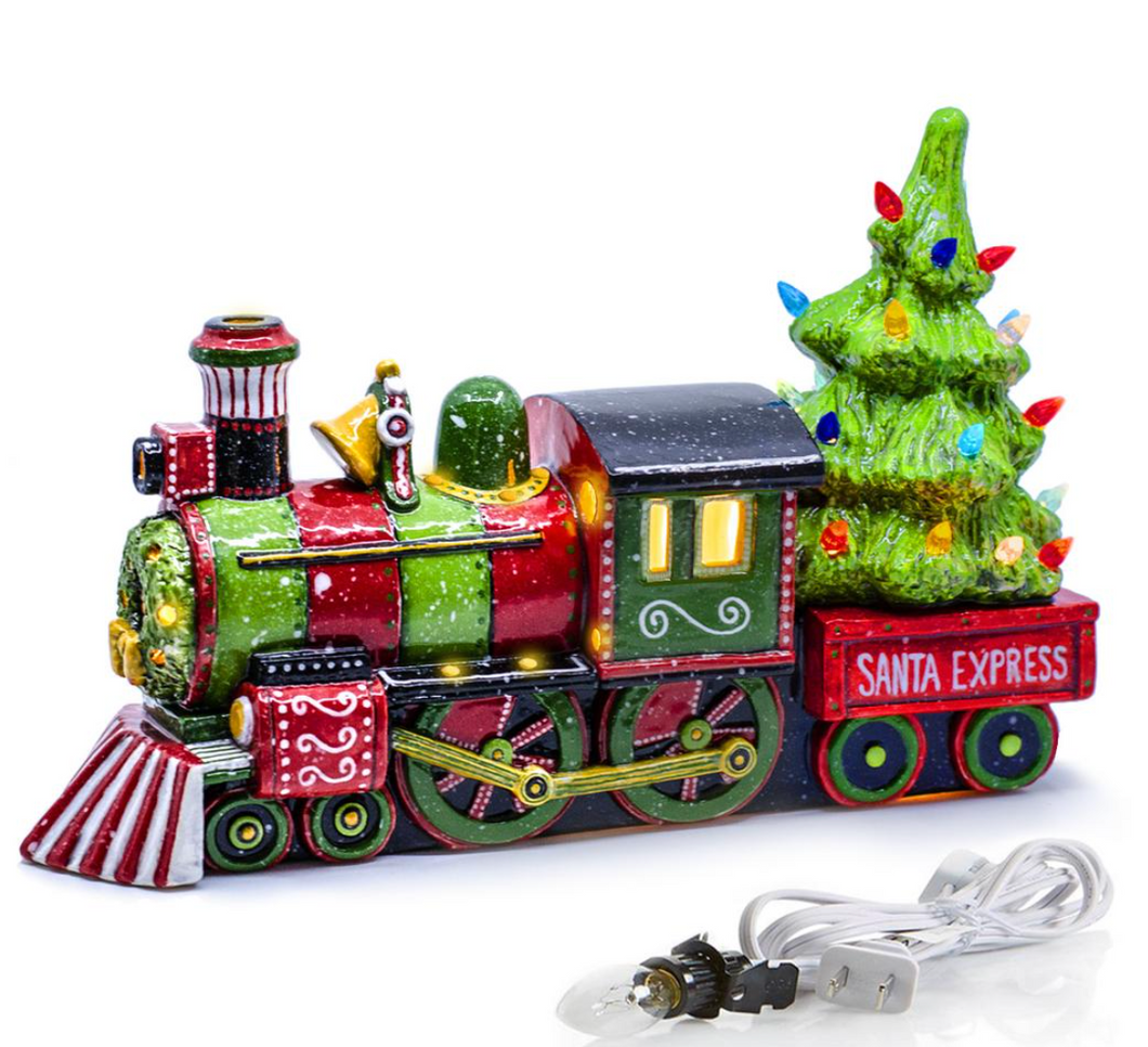 Light Up Christmas Tree Train