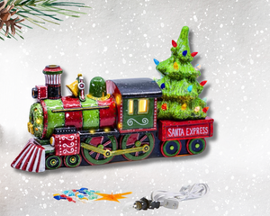 Light Up Christmas Tree Train